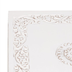 Mesa auxiliar Madera Blanco 36 x 36 x 42 cm DMF