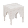 Mesa auxiliar Madera Blanco 36 x 36 x 42 cm DMF