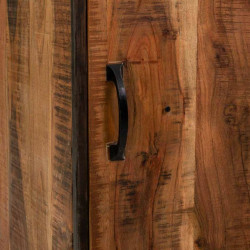 Estantería Alexandra House Living Natural Hierro Madera de acacia 40