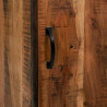 Estantería Alexandra House Living Natural Hierro Madera de acacia 40