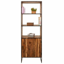 Estantería Alexandra House Living Natural Hierro Madera de acacia 40