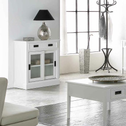 Recibidor con Cajones Alexandra House Living Blanco Madera MDF 40 x 90