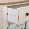 Recibidor Alexandra House Living Blanco Vidrio Madera de abeto Madera