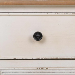 Recibidor Alexandra House Living Blanco Vidrio Madera de abeto Madera