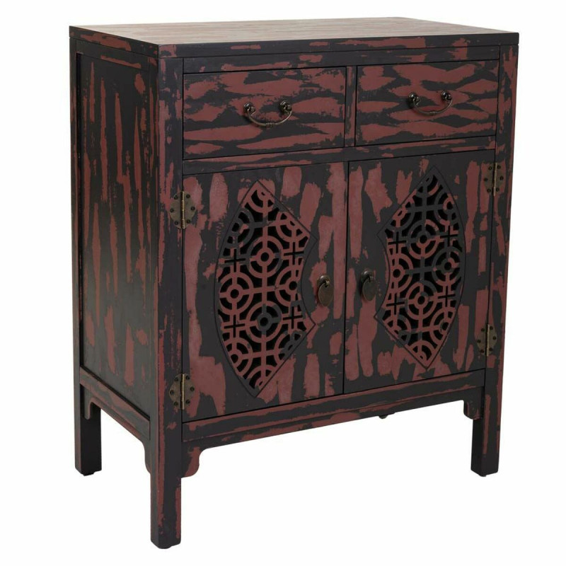 Recibidor con Cajones Alexandra House Living Rojo Madera de abeto Made Recibidor con Cajones Alexandra House Living Rojo Madera de abeto Made