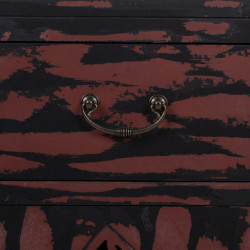 Recibidor con Cajones Alexandra House Living Rojo Madera de abeto Made