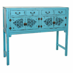 Recibidor Alexandra House Living Azul Madera de abeto Madera MDF 40 x