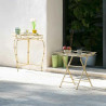 Recibidor Alexandra House Living Amarillo 37 x 75 x 75 cm