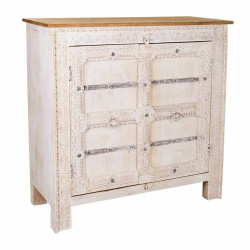 Recibidor Alexandra House Living Madera de mango 46 x 104 x 104 cm
