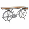 Recibidor Alexandra House Living Bike Plateado Madera Hierro 50 x 94 x