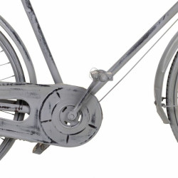 Recibidor Alexandra House Living Bike Plateado Madera Hierro 50 x 94 x