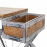 Recibidor Alexandra House Living Bike Plateado Madera Hierro 50 x 94 x