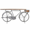 Recibidor Alexandra House Living Bike Plateado Madera Hierro 50 x 94 x