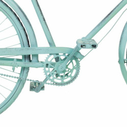 Recibidor Alexandra House Living Bike Turquesa Madera Hierro 50 x 94 x