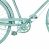Recibidor Alexandra House Living Bike Turquesa Madera Hierro 50 x 94 x
