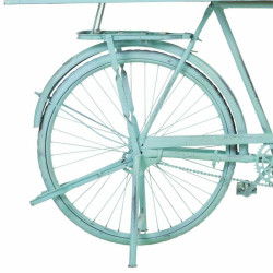 Recibidor Alexandra House Living Bike Turquesa Madera Hierro 50 x 94 x