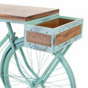 Recibidor Alexandra House Living Bike Turquesa Madera Hierro 50 x 94 x