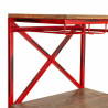 Mueble bar Alexandra House Living Rojo 40 x 185 x 84 cm