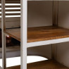 Escritorio Alexandra House Living Blanco Madera Hierro 65 x 75 x 155 c