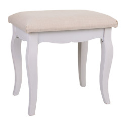 Banqueta Alexandra House Living Blanco Marrón Madera de pino Madera M