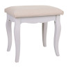 Banqueta Alexandra House Living Blanco Marrón Madera de pino Madera M
