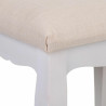 Banqueta Alexandra House Living Blanco Marrón Madera de pino Madera M