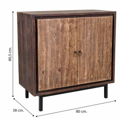Recibidor Alexandra House Living Hierro Madera de abeto Madera MDF 38