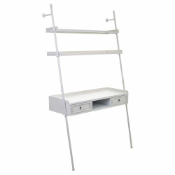 Mesa de Escritorio con Estantes Alexandra House Living Blanco 45 x 188