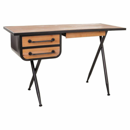 Escritorio Alexandra House Living Marrón Madera Hierro 50 x 75 x 122