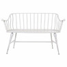 Banco Alexandra House Living Blanco Hierro 53 x 86 x 128 cm