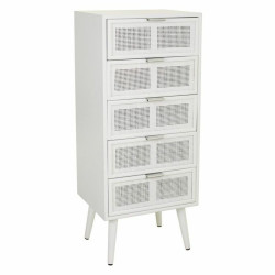Cajonera Alexandra House Living Blanco Bambú Madera MDF 36 x 100 x 42