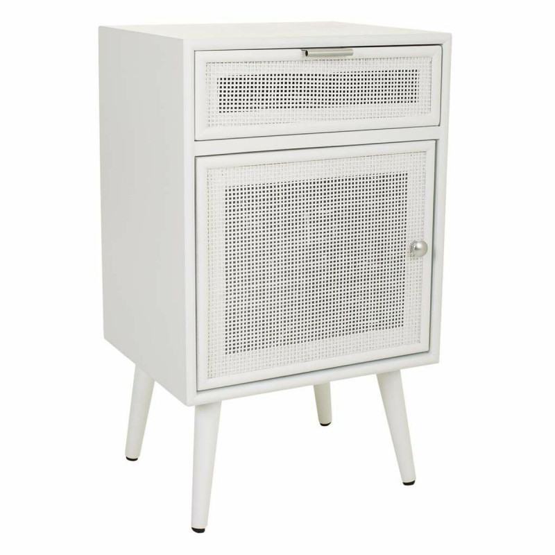 Mesita de Noche Alexandra House Living Blanco 36 x 71 x 42 cm Mesita de Noche Alexandra House Living Blanco 36 x 71 x 42 cm
