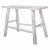 Banqueta Alexandra House Living Blanco Pino 25 x 50 x 70 cm