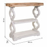 Recibidor Alexandra House Living Madera de abeto Madera MDF 83 x 36 x