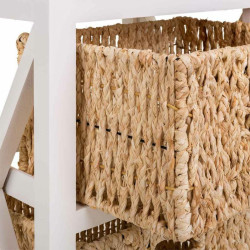 Cajonera Alexandra House Living Blanco Madera MDF Fibra natural 92 x 3