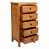 Cajonera Alexandra House Living Marrón Madera de pino Madera MDF 93 x