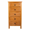 Cajonera Alexandra House Living Marrón Madera de pino Madera MDF 93 x
