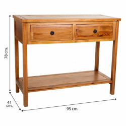 Recibidor con Cajones Alexandra House Living Marrón Madera de pino Ma