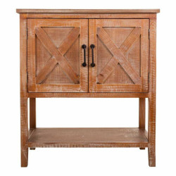 Recibidor Alexandra House Living Marrón Madera de pino Madera MDF 80