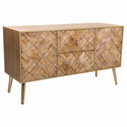 Cómoda Alexandra House Living Marrón Madera de Paulonia 41 x 65 x 11