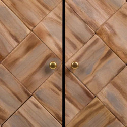 Recibidor Alexandra House Living Marrón Madera de Paulonia 36 x 94 x