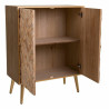 Recibidor Alexandra House Living Marrón Madera de Paulonia 36 x 94 x