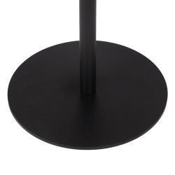 Mesa auxiliar 35,5 x 35,5 x 64,5 cm Negro Verde Hierro