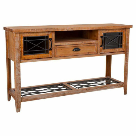 Recibidor Alexandra House Living Marrón Hierro Madera de abeto Madera