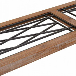 Recibidor Alexandra House Living Marrón Hierro Madera de abeto Madera