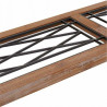 Recibidor Alexandra House Living Marrón Hierro Madera de abeto Madera
