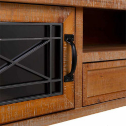 Recibidor Alexandra House Living Marrón Hierro Madera de abeto Madera