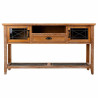 Recibidor Alexandra House Living Marrón Hierro Madera de abeto Madera