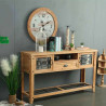 Recibidor Alexandra House Living Marrón Hierro Madera de abeto Madera