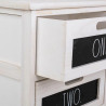 Cajonera Alexandra House Living Blanco Madera de Paulonia 29 x 58 x 40